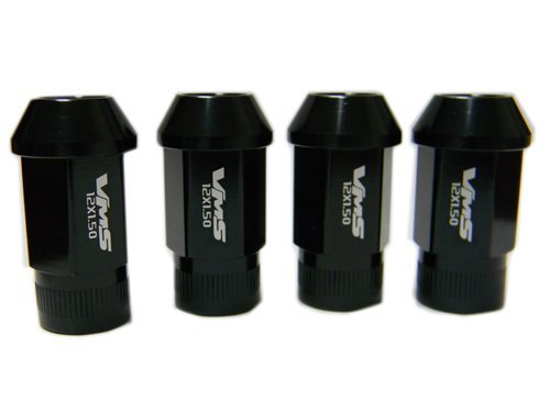Amazon.com: VMS Racing 12x1.5 Black 20 Piece Open End Light Weight